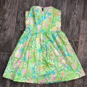 Lilly Pulitzer strapless sundress